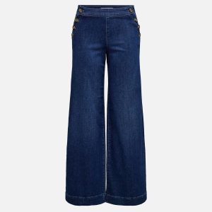 MADISON BUTTON JEANS BLUE L32 – Image 1