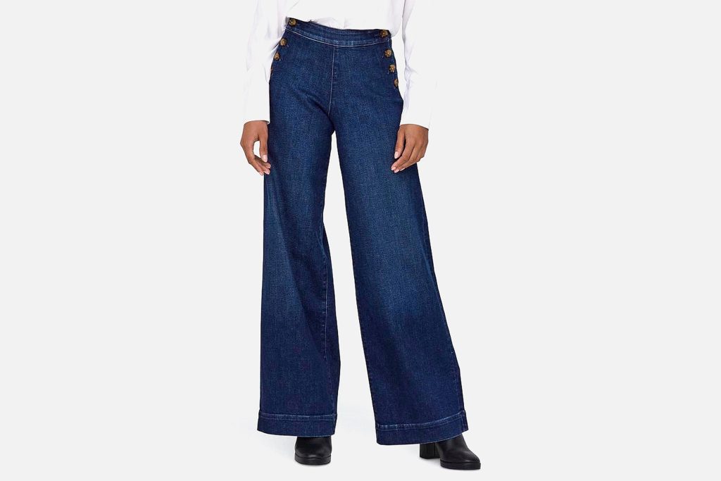 MADISON BUTTON JEANS BLUE L32