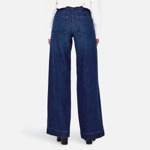 MADISON BUTTON JEANS BLUE L32 – Image 5