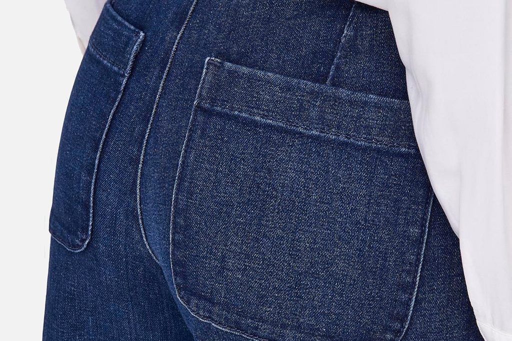 MADISON BUTTON JEANS BLUE L32
