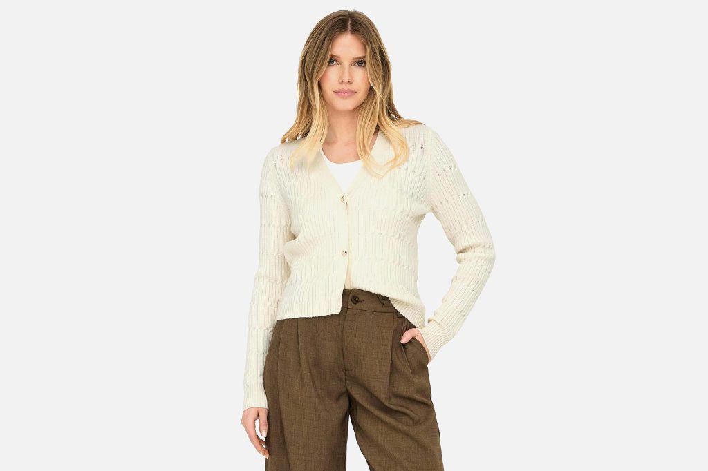 KATIA CARDIGAN WHITECAP GRAY