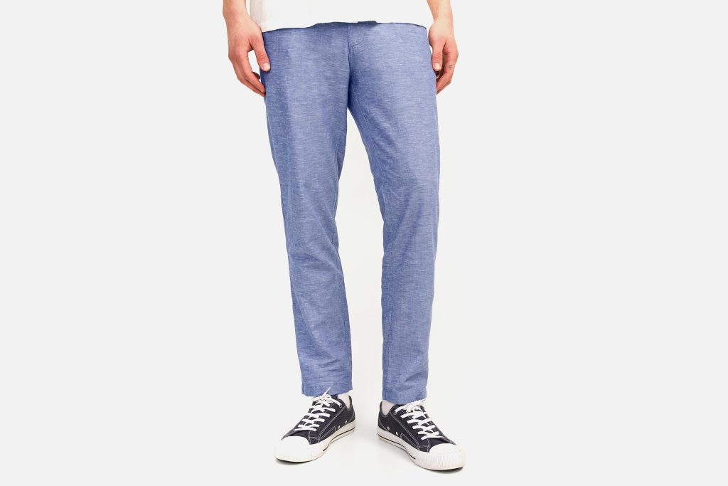 TACE LINEN FADED DENIM L32