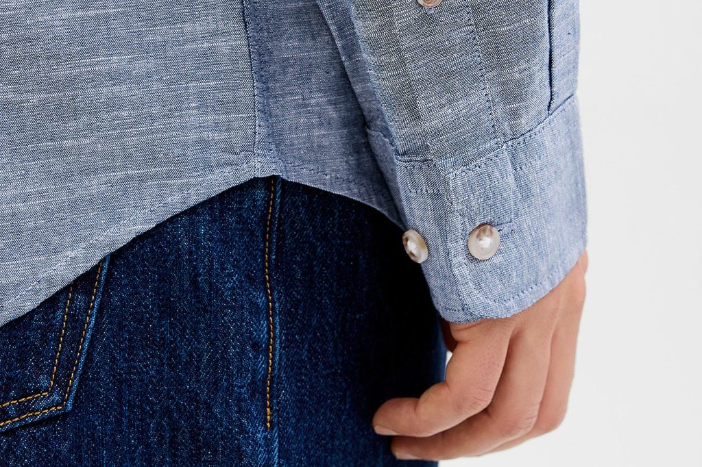 SUMMER SHIRT FADED DENIM