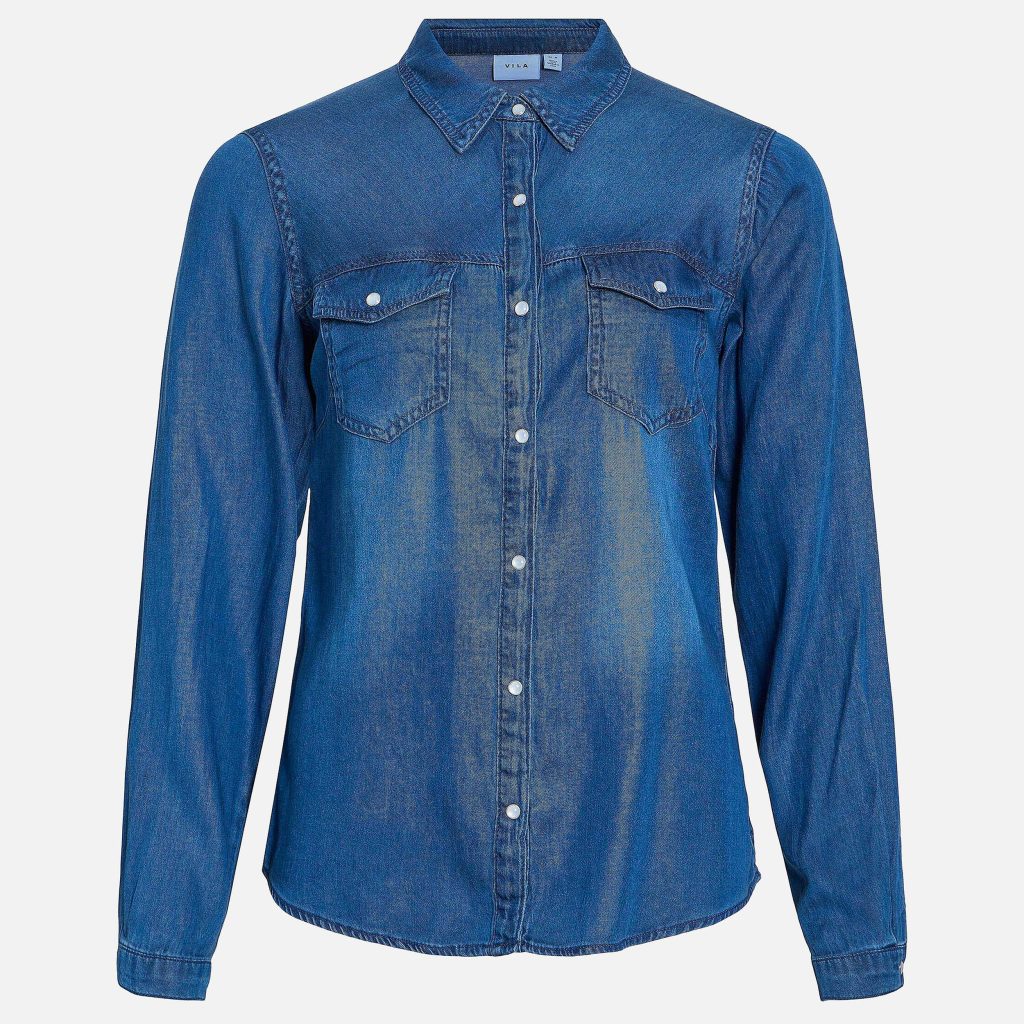 BISTA DENIM SHIRT DARK BLUE