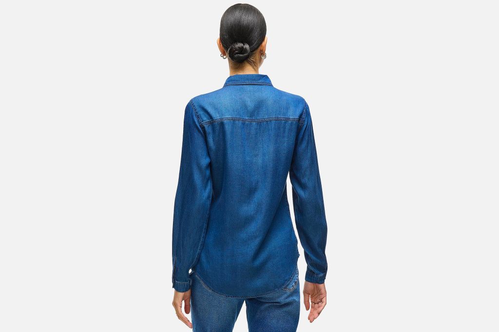 BISTA DENIM SHIRT DARK BLUE