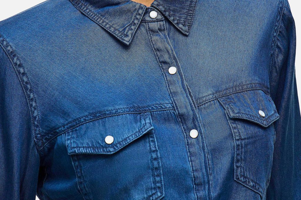 BISTA DENIM SHIRT DARK BLUE