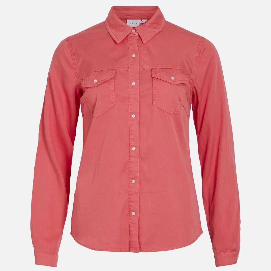 BISTA SHIRT DENIM RED