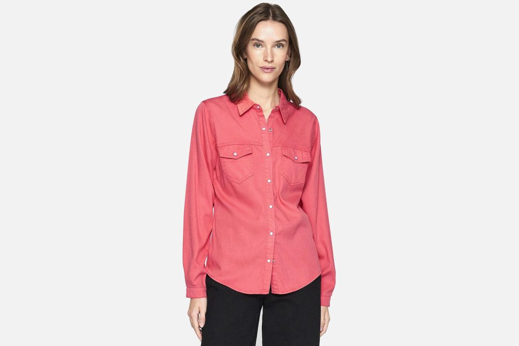BISTA SHIRT DENIM RED