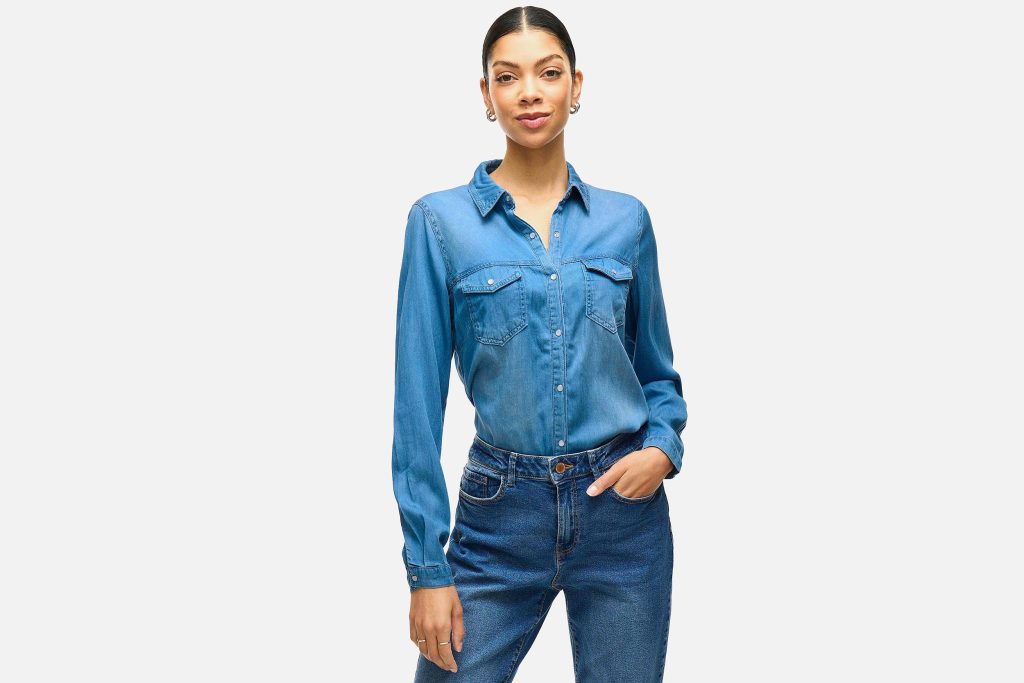 BISTA SHIRT MEDIUM BLUE DENIM