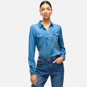 BISTA SHIRT MEDIUM BLUE DENIM - Image 3