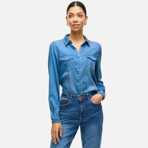 BISTA SHIRT MEDIUM BLUE DENIM - Image 6