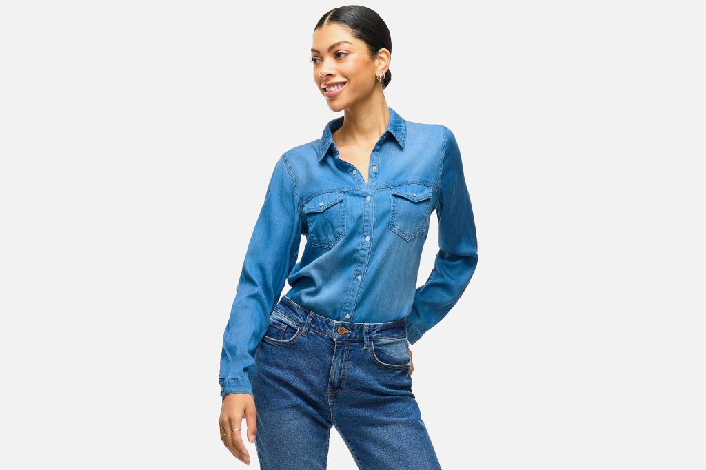 BISTA SHIRT MEDIUM BLUE DENIM