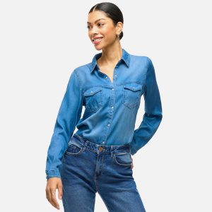 BISTA SHIRT MEDIUM BLUE DENIM - Image 7