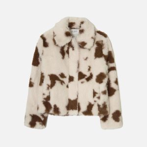 BLOUSON CARMY WHITE CAMEL - Image 1