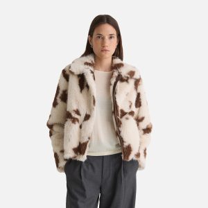 BLOUSON CARMY WHITE CAMEL - Image 2