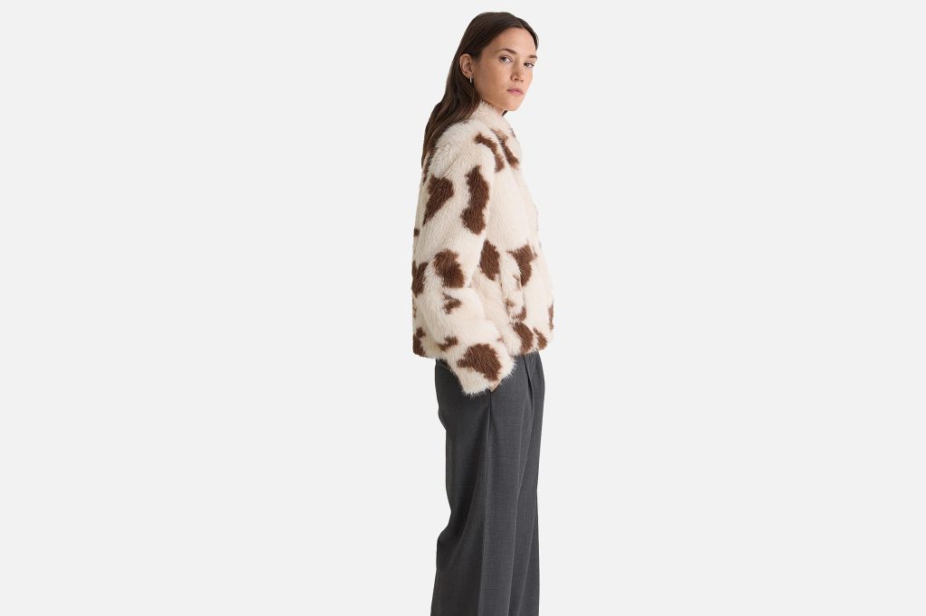 BLOUSON CARMY WHITE CAMEL