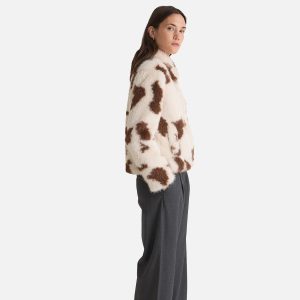 BLOUSON CARMY WHITE CAMEL - Image 4