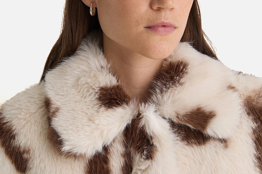 BLOUSON CARMY WHITE CAMEL
