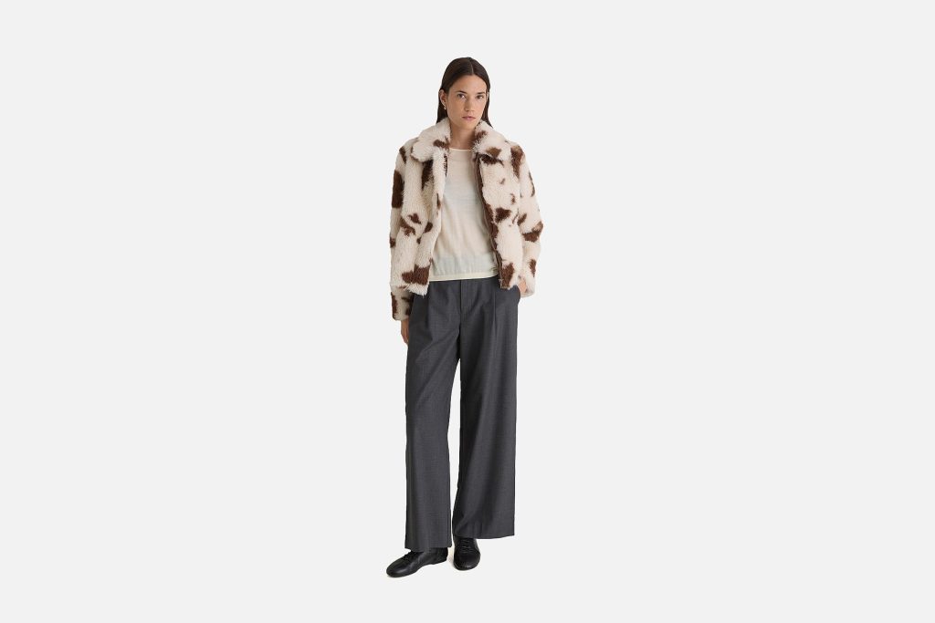 BLOUSON CARMY WHITE CAMEL