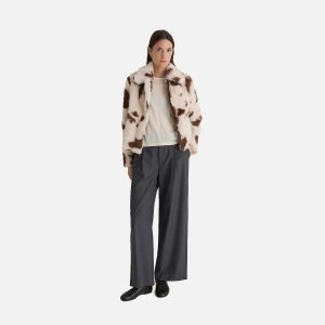 BLOUSON CARMY WHITE CAMEL - Image 6