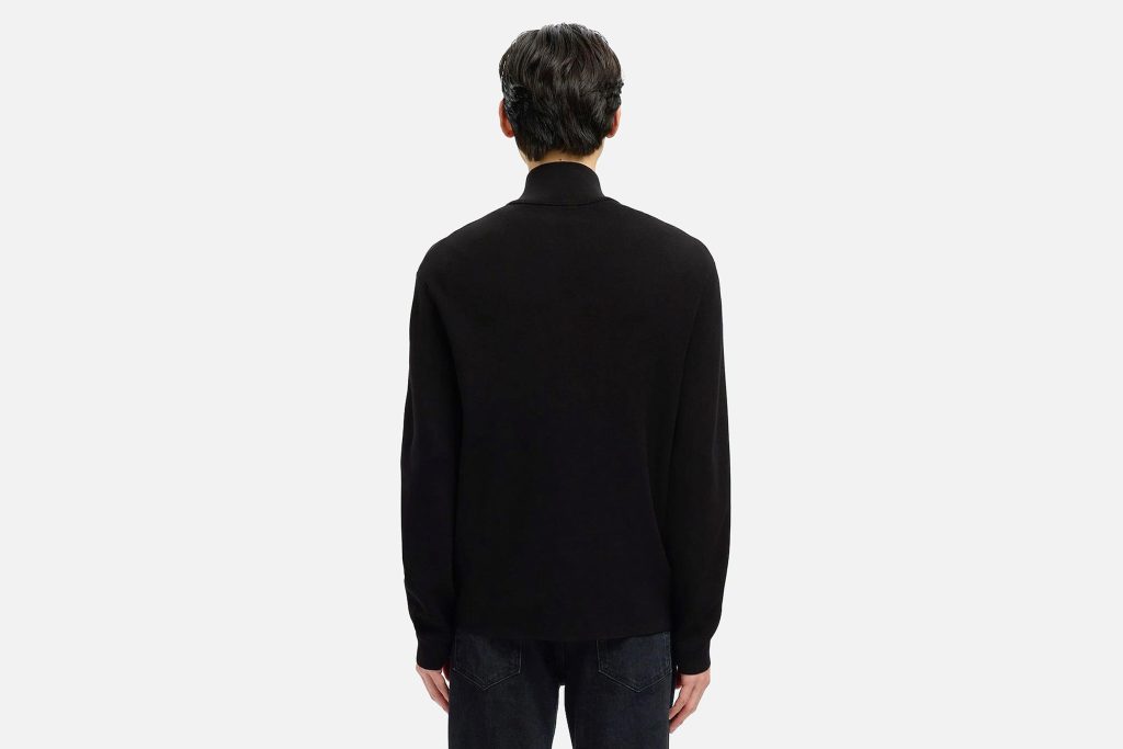 TELLER ZIP CARDIGAN BLACK