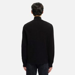 TELLER ZIP CARDIGAN BLACK – Image 3