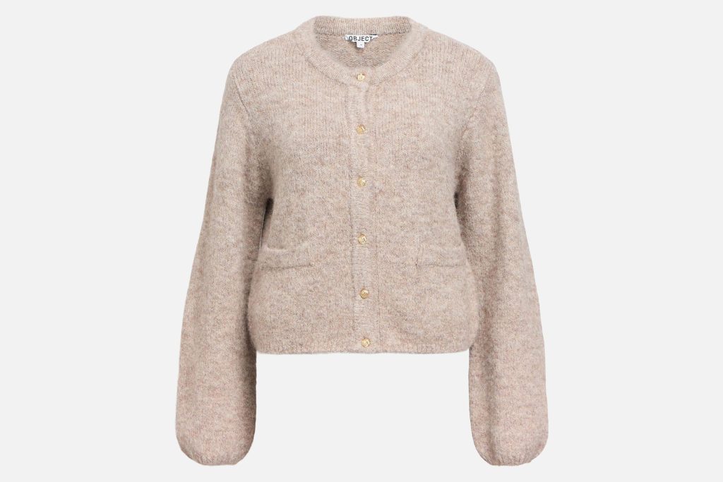 SAGGIA KNIT CARDIGAN HUMUS