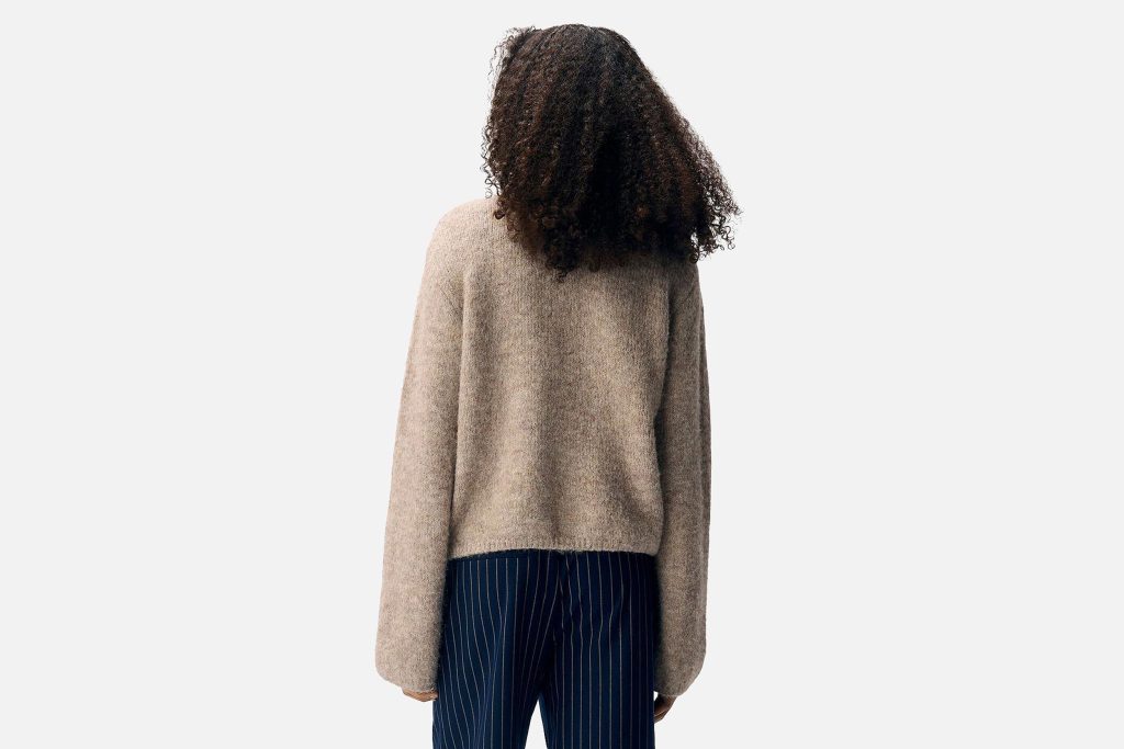 SAGGIA KNIT CARDIGAN HUMUS