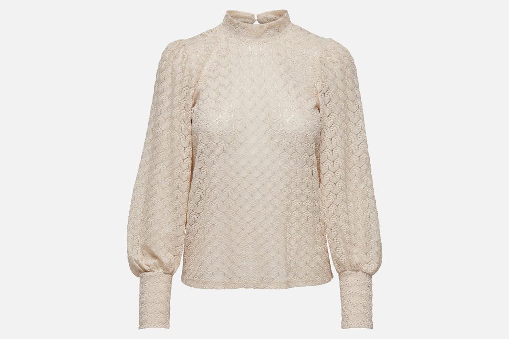 AVERY LACE TOP SANDSHELL
