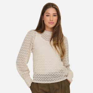 AVERY LACE TOP SANDSHELL – Image 3