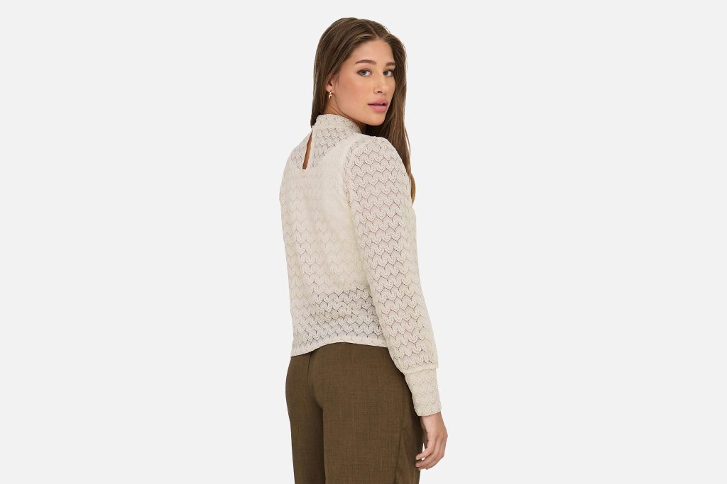 AVERY LACE TOP SANDSHELL