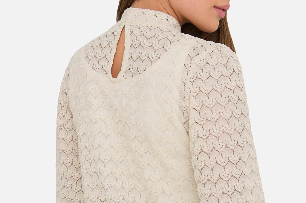 AVERY LACE TOP SANDSHELL