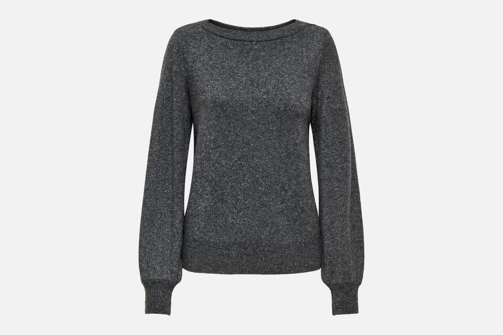 RUE GLITTER PULLOVE DARK GREY