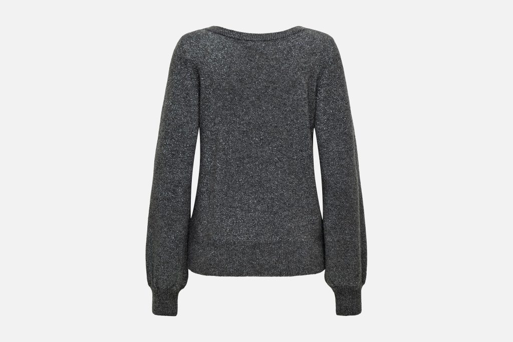 RUE GLITTER PULLOVE DARK GREY