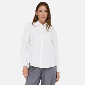 SOHO BUTTON SHIRT WHITE – Image 3
