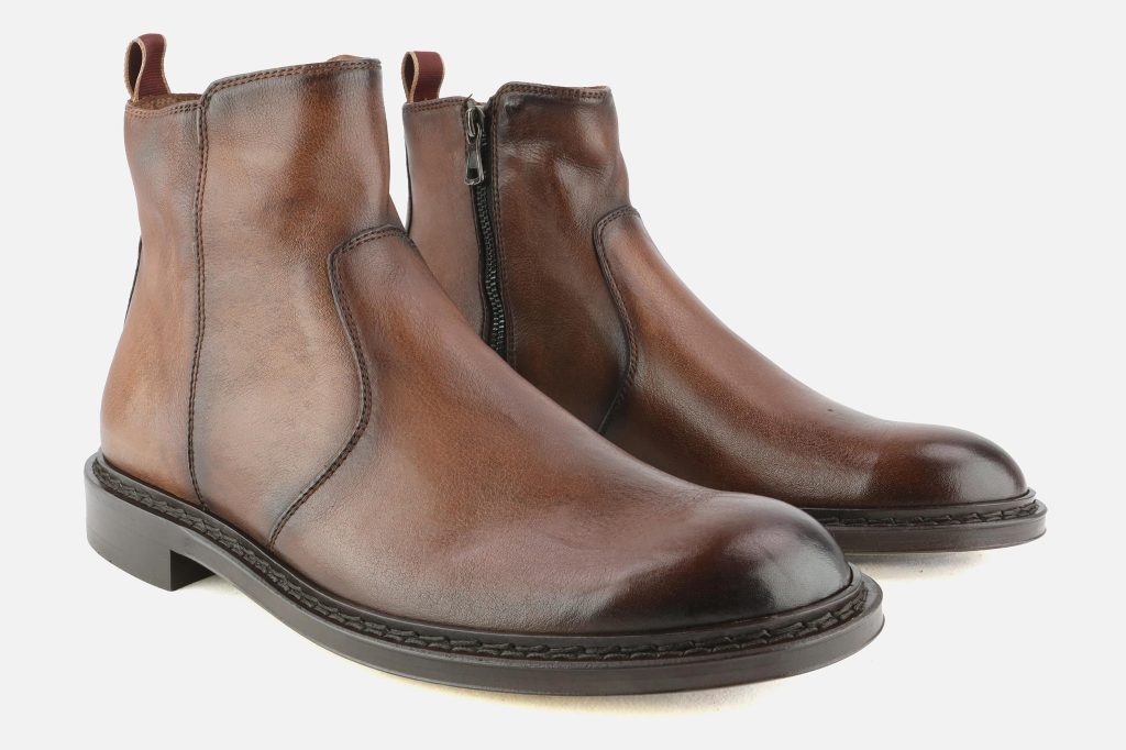 SHELDON BOOTS COGNAC ANTIC
