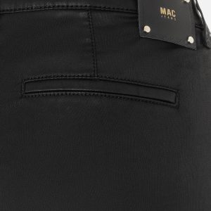 CHINO TURN UP COATED BLACK – Image 5