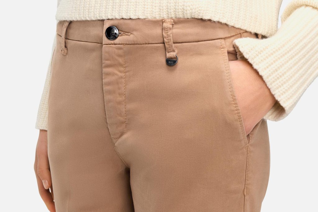 CHINO TURN UP CAMEL WINTER