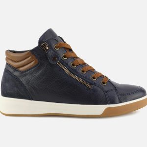 ROMY SPORT HI ZIP BLEU TAN - Image 1