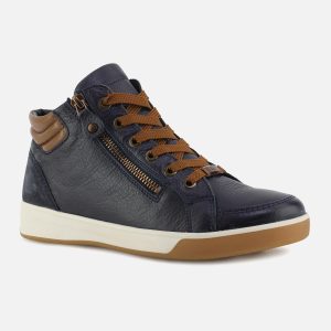 ROMY SPORT HI ZIP BLEU TAN - Image 2