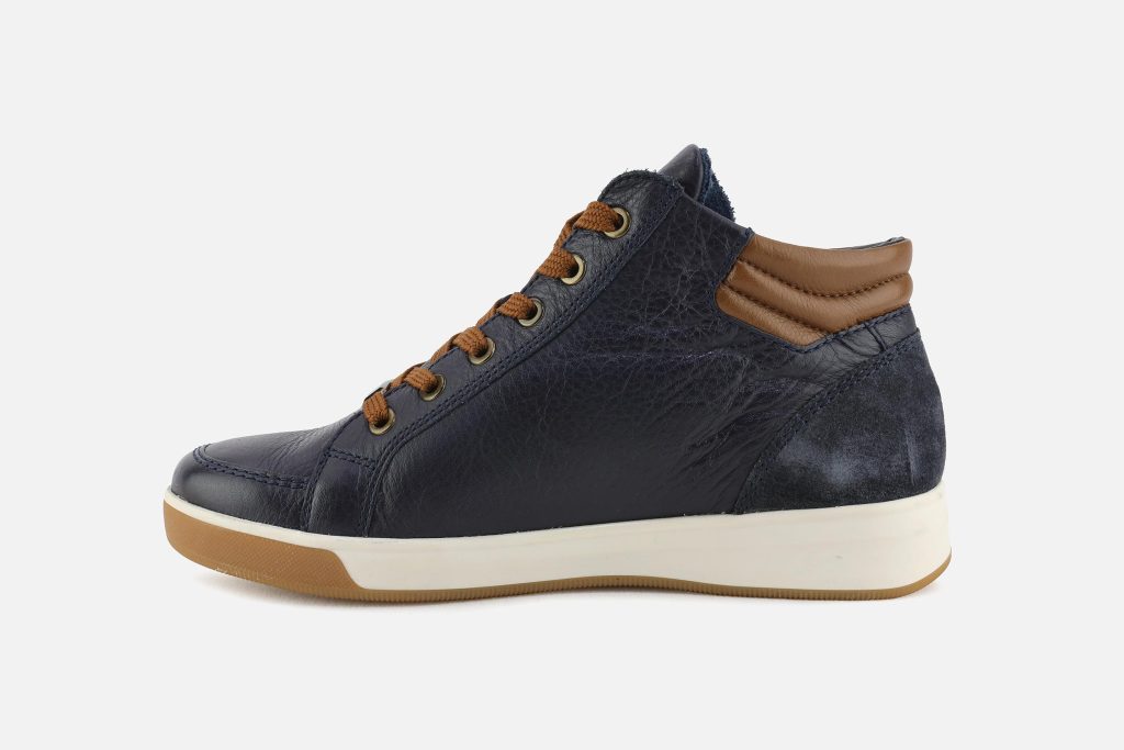 ROMY SPORT HI ZIP BLEU TAN