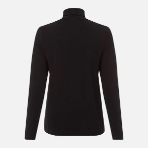 CARINA L ROLLNECK BLACK - Image 2