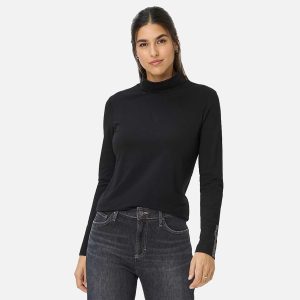 CARINA L ROLLNECK BLACK - Image 3