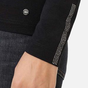 CARINA L ROLLNECK BLACK - Image 5