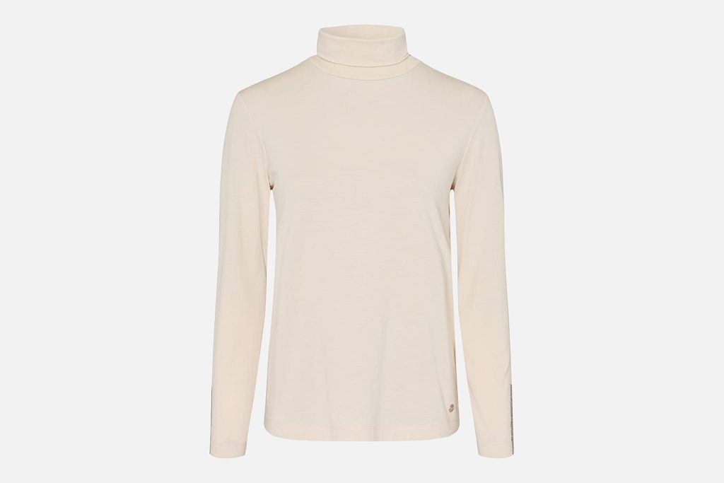 CARINA L ROLLNECK BEIGE