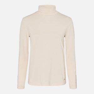 CARINA L ROLLNECK BEIGE – Image 1