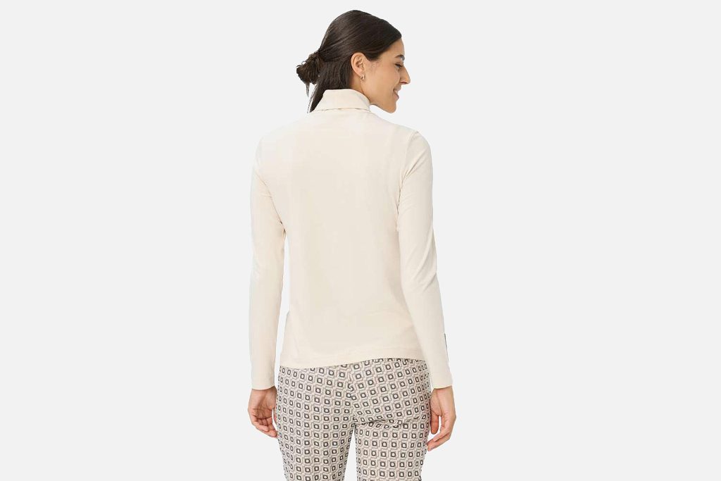 CARINA L ROLLNECK BEIGE