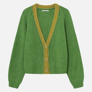 CARDIGAN COCCO VERT - Image 1
