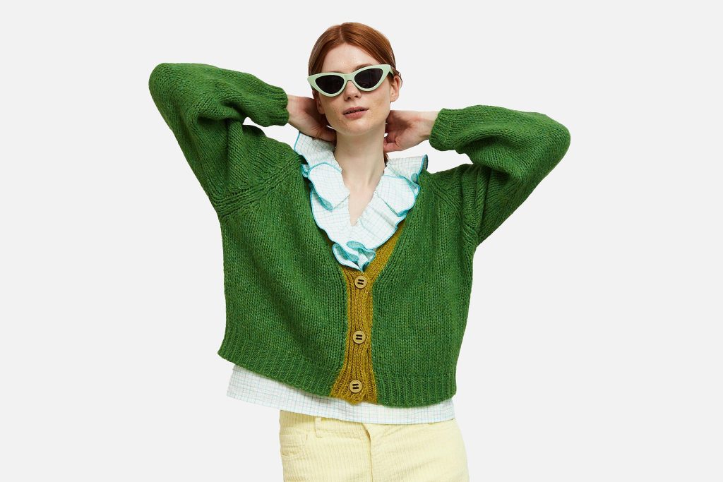 CARDIGAN COCCO VERT