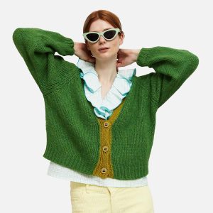 CARDIGAN COCCO VERT - Image 2